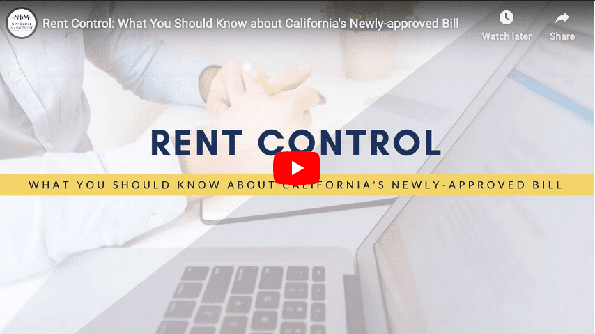 Rent Control: What You Should Know about California’s Newly-approved Bill